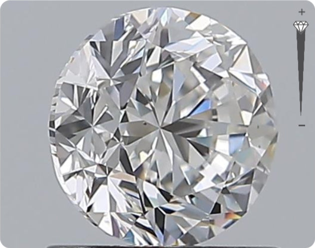 Diamant GIA naturel de 0,92 ct | Couleur F | Pureté VVS2 | Taille ronde | TB EX TB #D10074
