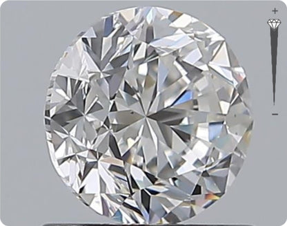 Diamant GIA naturel de 0,92 ct | Couleur F | Pureté VVS2 | Taille ronde | TB EX TB #D10074