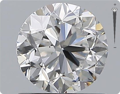 Diamant GIA naturel de 0,92 ct | Couleur F | Pureté VVS2 | Taille ronde | TB EX TB #D10074