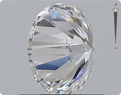 Diamant GIA naturel de 0,92 ct | Couleur F | Pureté VVS2 | Taille ronde | TB EX TB #D10074