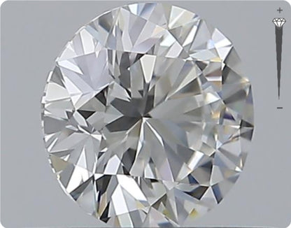 Natural 0.76ct GIA Diamond | Color D | Clarity VVS1 | Round Brilliant Cut | EX EX EX #D10076