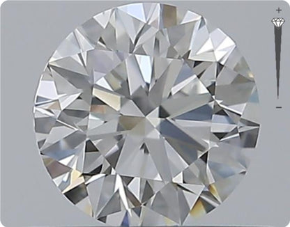 Natural 0.76ct GIA Diamond | Color D | Clarity VVS1 | Round Brilliant Cut | EX EX EX #D10076