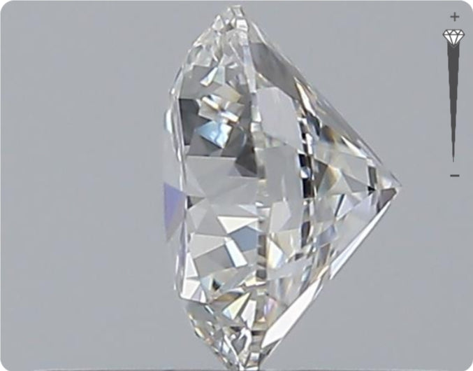Natural 0.76ct GIA Diamond | Color D | Clarity VVS1 | Round Brilliant Cut | EX EX EX #D10076