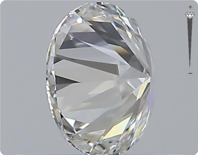 Natural 0.76ct GIA Diamond | Color D | Clarity VVS1 | Round Brilliant Cut | EX EX EX #D10076