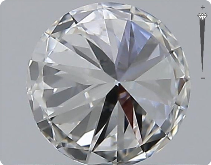 Natural 0.76ct GIA Diamond | Color D | Clarity VVS1 | Round Brilliant Cut | EX EX EX #D10076