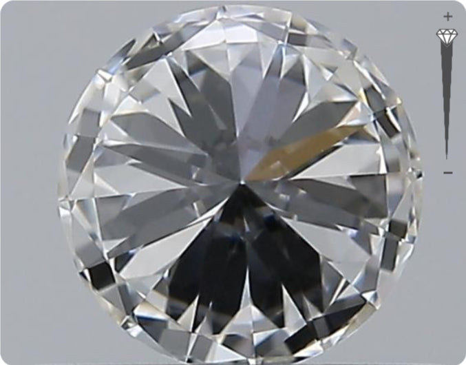 Natural 0.76ct GIA Diamond | Color D | Clarity VVS1 | Round Brilliant Cut | EX EX EX #D10076