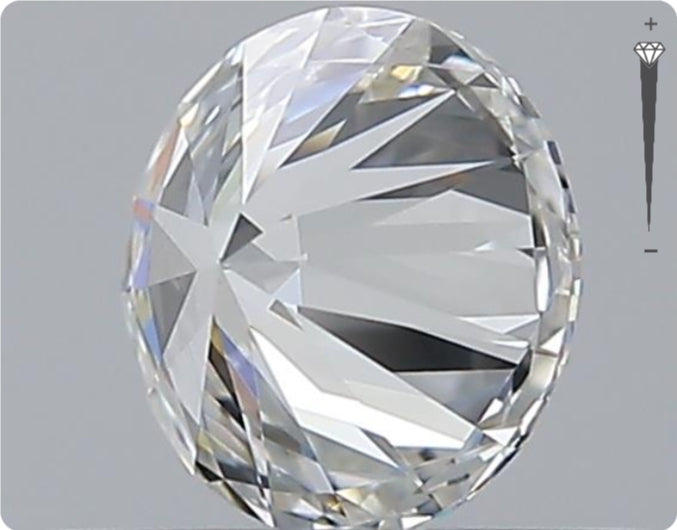 Natural 0.76ct GIA Diamond | Color D | Clarity VVS1 | Round Brilliant Cut | EX EX EX #D10076