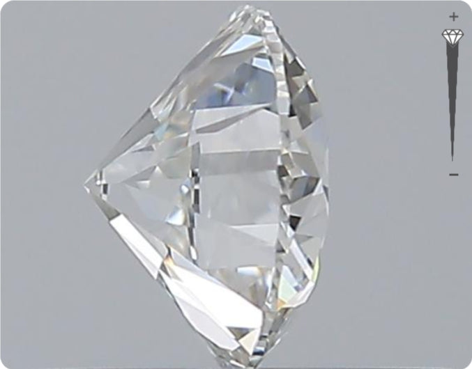 Natural 0.76ct GIA Diamond | Color D | Clarity VVS1 | Round Brilliant Cut | EX EX EX #D10076
