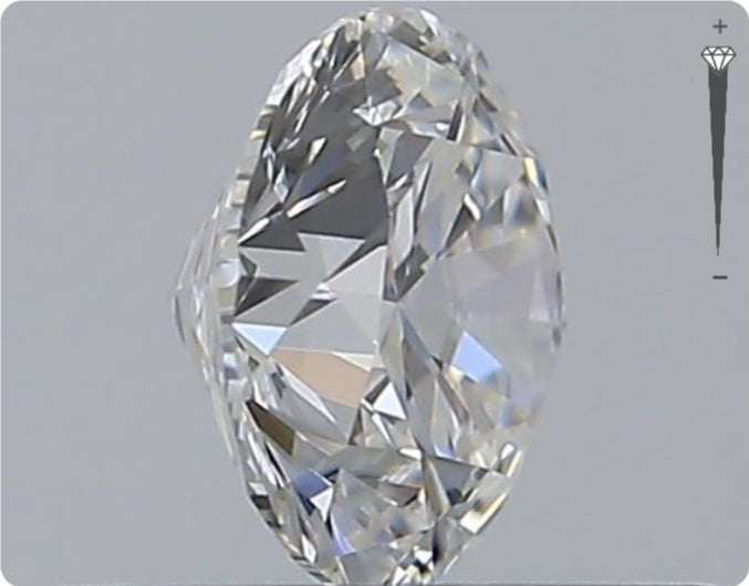 Natural 0.76ct GIA Diamond | Color D | Clarity VVS1 | Round Brilliant Cut | EX EX EX #D10076