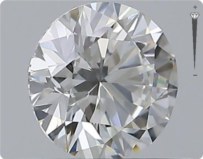 Natural 0.76ct GIA Diamond | Color D | Clarity VVS1 | Round Brilliant Cut | EX EX EX #D10076
