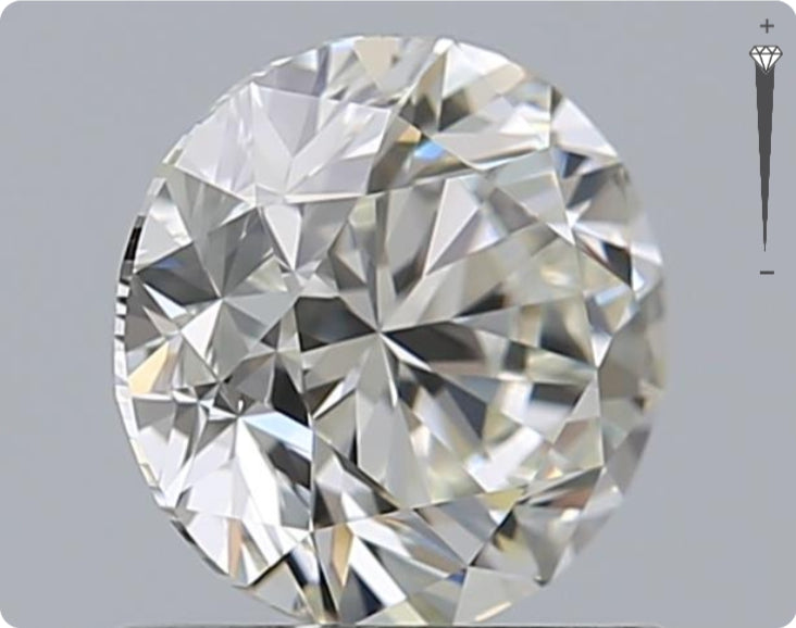 Natural 0.90ct GIA Diamond | Color D | Clarity VVS1 | Round Cut | EX EX EX #D10080