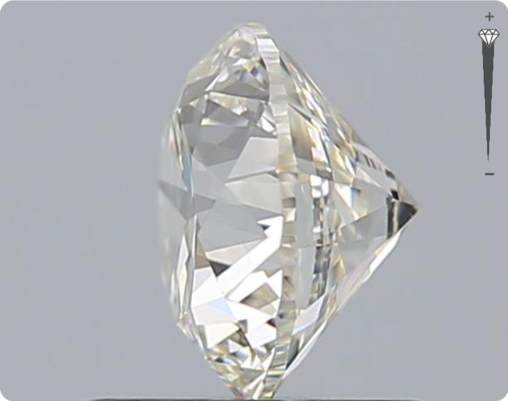Natural 0.90ct GIA Diamond | Color D | Clarity VVS1 | Round Cut | EX EX EX #D10080