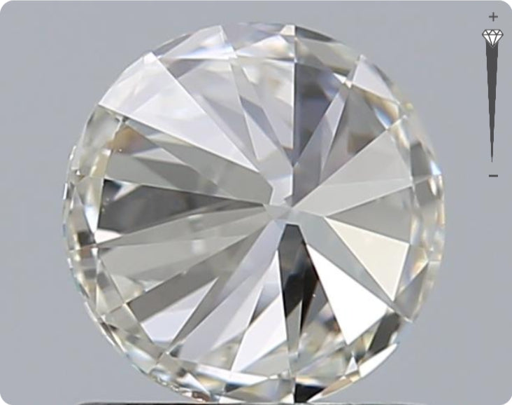Natural 0.90ct GIA Diamond | Color D | Clarity VVS1 | Round Cut | EX EX EX #D10080