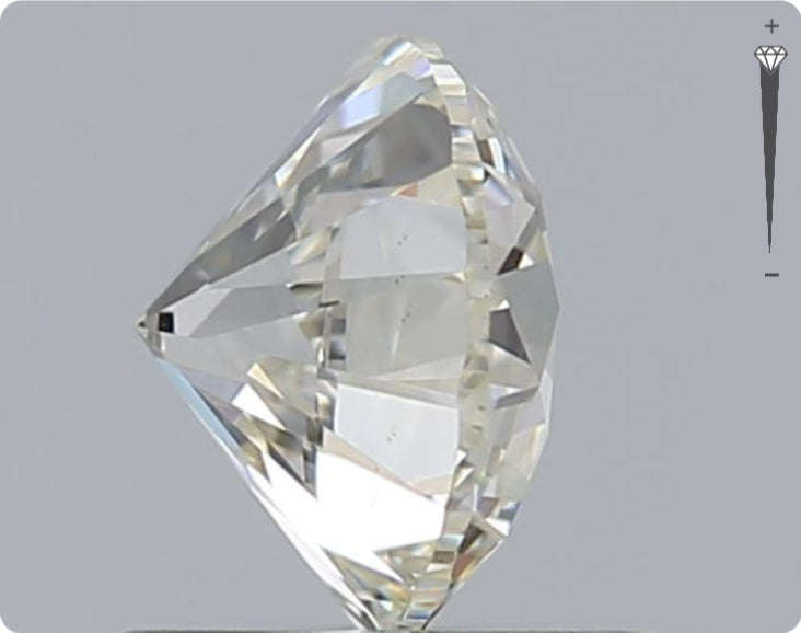 Natural 0.90ct GIA Diamond | Color D | Clarity VVS1 | Round Cut | EX EX EX #D10080