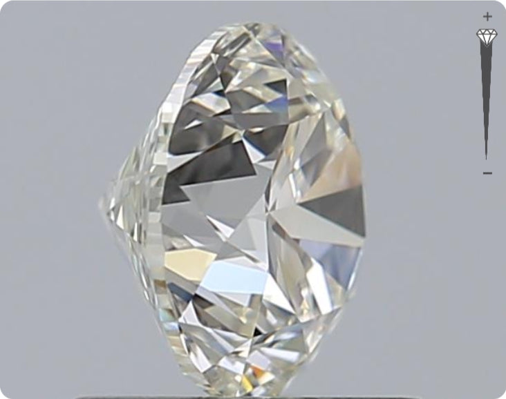 Natural 0.90ct GIA Diamond | Color D | Clarity VVS1 | Round Cut | EX EX EX #D10080
