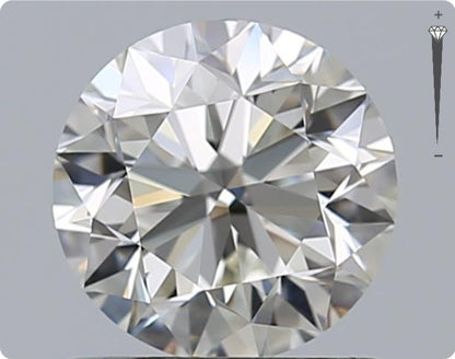 Natural 0.90ct GIA Diamond | Color D | Clarity VVS1 | Round Cut | EX EX EX #D10080
