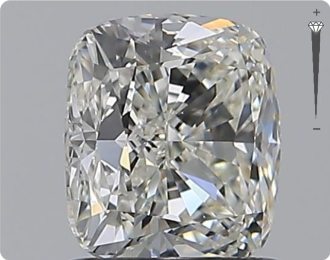 Diamant naturel GIA 1,51 ct | Couleur H | Pureté SI1 | Ovale | GD EX EX #D10086