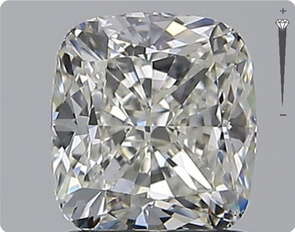 Diamant naturel GIA 1,51 ct | Couleur H | Pureté SI1 | Ovale | GD EX EX #D10086