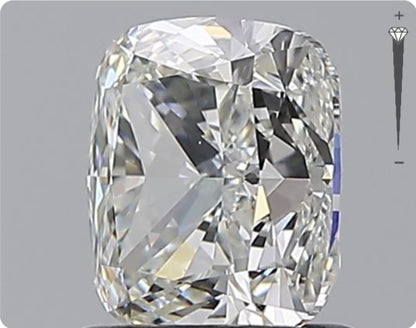Diamant naturel GIA 1,51 ct | Couleur H | Pureté SI1 | Ovale | GD EX EX #D10086