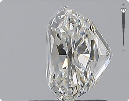 Diamant naturel GIA 1,51 ct | Couleur H | Pureté SI1 | Ovale | GD EX EX #D10086