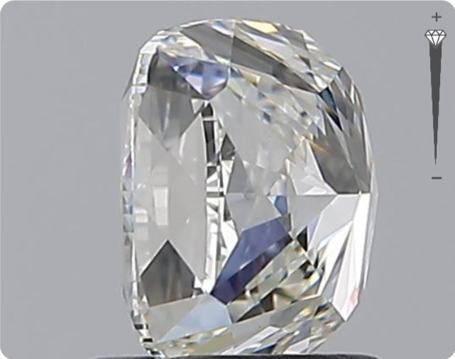 Diamant naturel GIA 1,51 ct | Couleur H | Pureté SI1 | Ovale | GD EX EX #D10086
