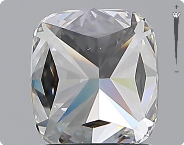 Diamant naturel GIA 1,51 ct | Couleur H | Pureté SI1 | Ovale | GD EX EX #D10086
