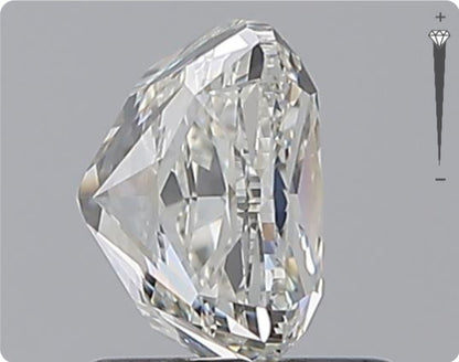 Diamant naturel GIA 1,51 ct | Couleur H | Pureté SI1 | Ovale | GD EX EX #D10086