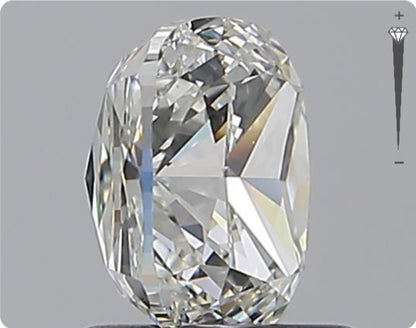 Diamant naturel GIA 1,51 ct | Couleur H | Pureté SI1 | Ovale | GD EX EX #D10086