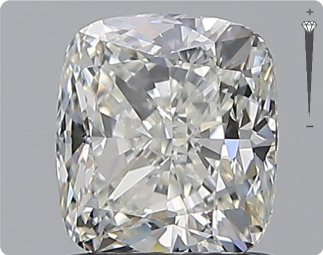Diamant naturel GIA 1,51 ct | Couleur H | Pureté SI1 | Ovale | GD EX EX #D10086