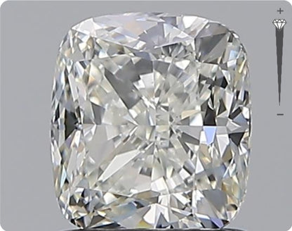 Diamant naturel GIA 1,51 ct | Couleur H | Pureté SI1 | Ovale | GD EX EX #D10086