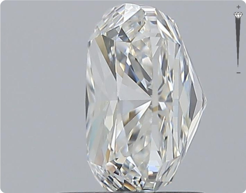 Diamant naturel GIA 1,01 ct | Couleur D | Pureté VS1 | Ovale | EX EX VG #D10088