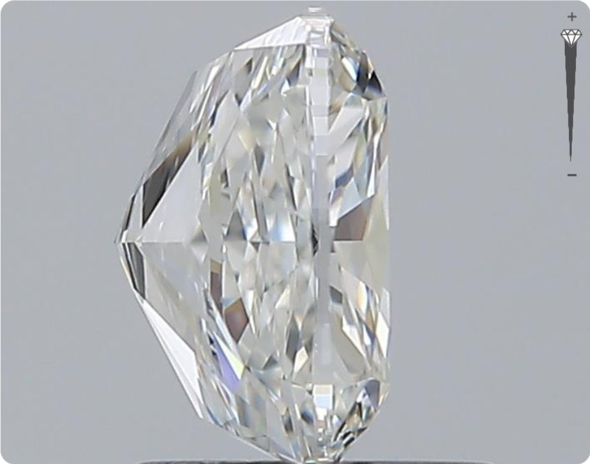 Diamant naturel GIA 1,01 ct | Couleur D | Pureté VS1 | Ovale | EX EX VG #D10088