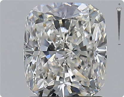 Diamant naturel de 1,00 ct certifié GIA | Couleur E | Pureté VS1 | Ovale | TB EX EX #D10093