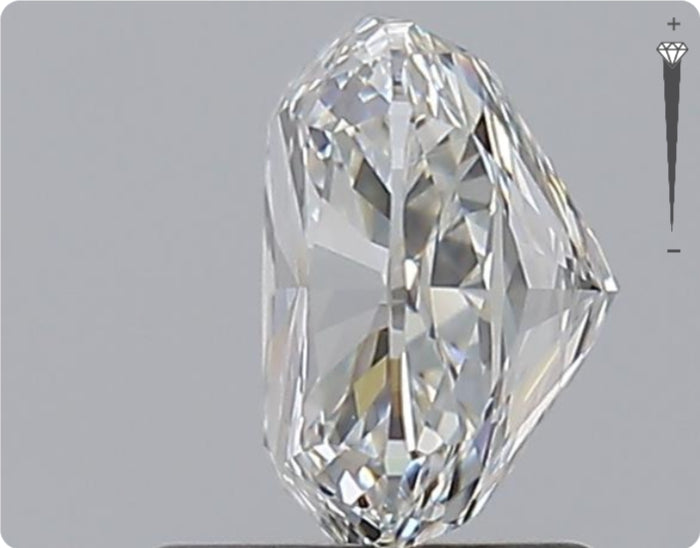 Diamant naturel de 1,00 ct certifié GIA | Couleur E | Pureté VS1 | Ovale | TB EX EX #D10093
