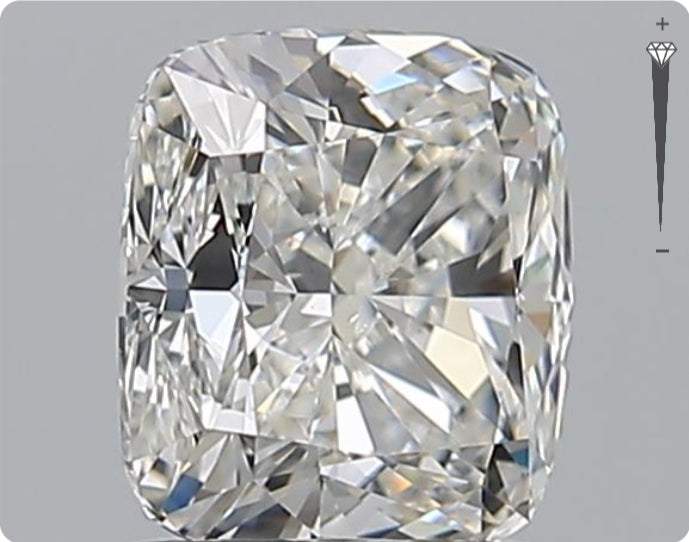 Diamant naturel GIA 1.71ct | Couleur F | Pureté VS1 | Ovale | EX EX EX #D10102