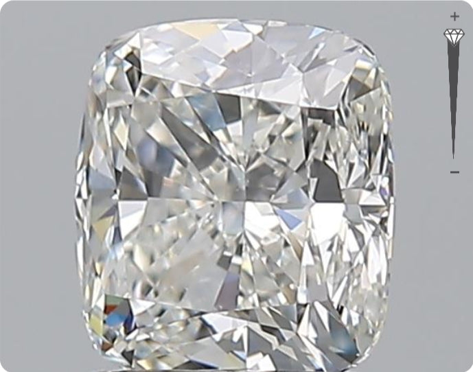 Diamant naturel GIA 1.71ct | Couleur F | Pureté VS1 | Ovale | EX EX EX #D10102