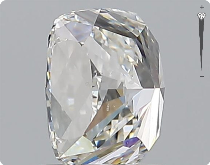 Diamant naturel GIA 1.71ct | Couleur F | Pureté VS1 | Ovale | EX EX EX #D10102