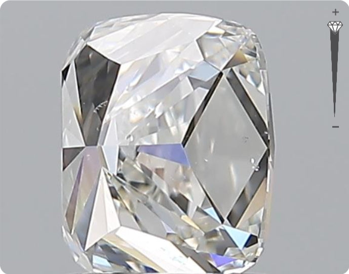 Diamant naturel GIA 1.71ct | Couleur F | Pureté VS1 | Ovale | EX EX EX #D10102