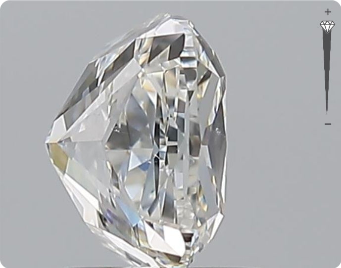 Diamant naturel GIA 1.71ct | Couleur F | Pureté VS1 | Ovale | EX EX EX #D10102