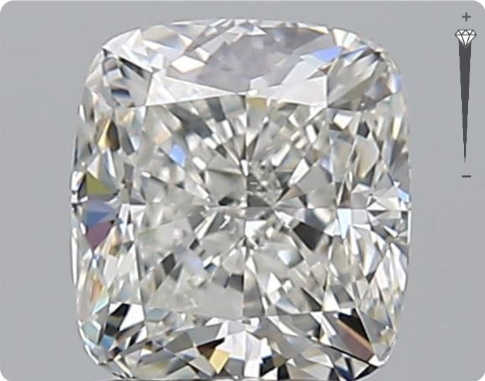 Diamant naturel GIA 1.71ct | Couleur F | Pureté VS1 | Ovale | EX EX EX #D10102