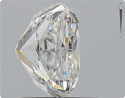 Diamant naturel GIA 1,70 ct | Couleur F | Pureté VVS2 | Ovale | TB EX EX #D10121