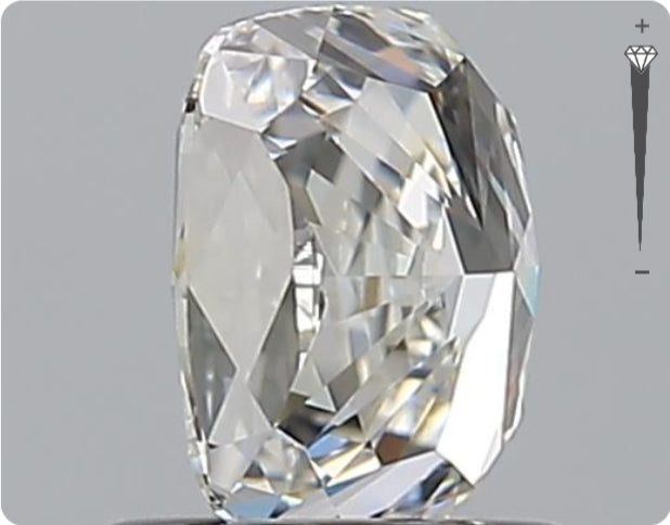 Diamant naturel GIA 1,32 ct | Couleur F | Pureté SI1 | Ovale | TB EX EX #D10126