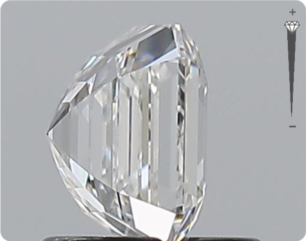 Diamant naturel 0.82ct GIA | Couleur H | Pureté IF | Ovale | EX EX EX #D10130