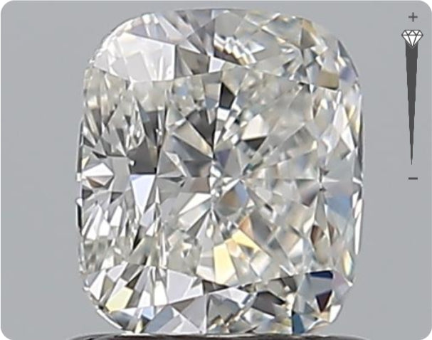 Diamant naturel GIA 1.00ct | Couleur H | Pureté VS1 | Ovale | EX EX EX #D10133