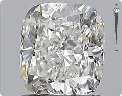 Diamant naturel GIA 1.00ct | Couleur H | Pureté VS1 | Ovale | EX EX EX #D10133