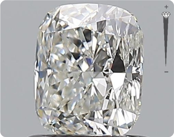 Diamant naturel GIA 1.00ct | Couleur H | Pureté VS1 | Ovale | EX EX EX #D10133