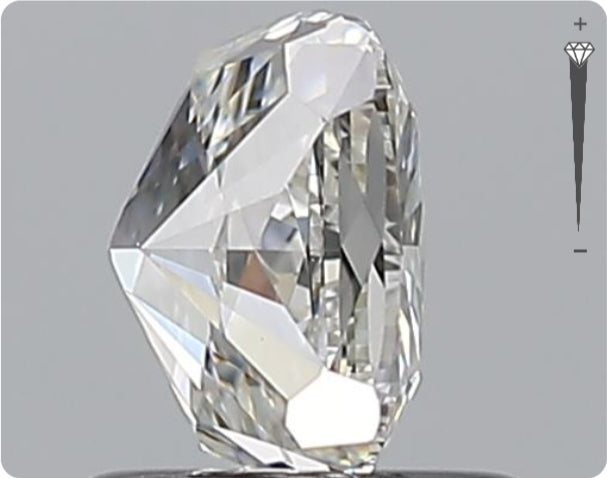Diamant naturel GIA 1.00ct | Couleur H | Pureté VS1 | Ovale | EX EX EX #D10133