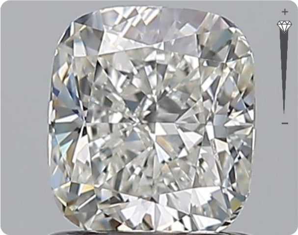 Diamant naturel GIA 1.00ct | Couleur H | Pureté VS1 | Ovale | EX EX EX #D10133