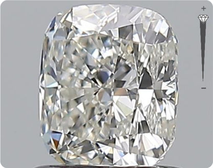 Diamant naturel GIA 1.00ct | Couleur H | Pureté VS1 | Ovale | EX EX EX #D10133
