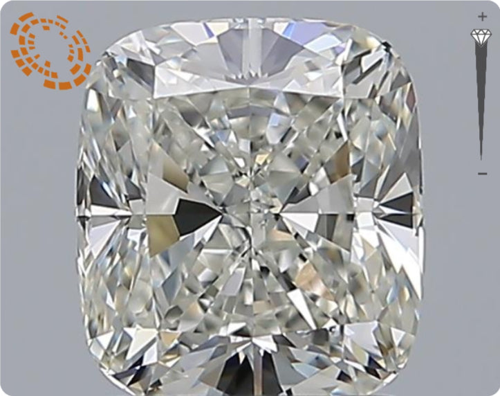 Diamant naturel GIA 1,51 ct | Couleur H | Pureté VS2 | Ovale | EX EX EX #D10146
